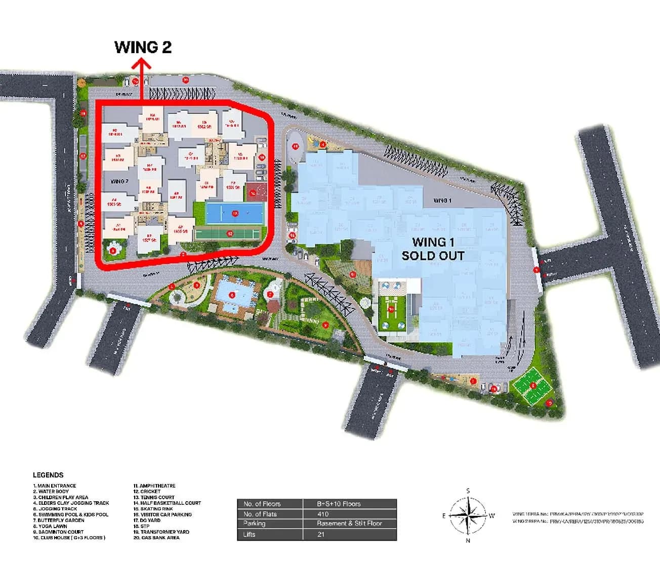 Pioneer KRS Park Royal: Master plan layout (artist’s impression)