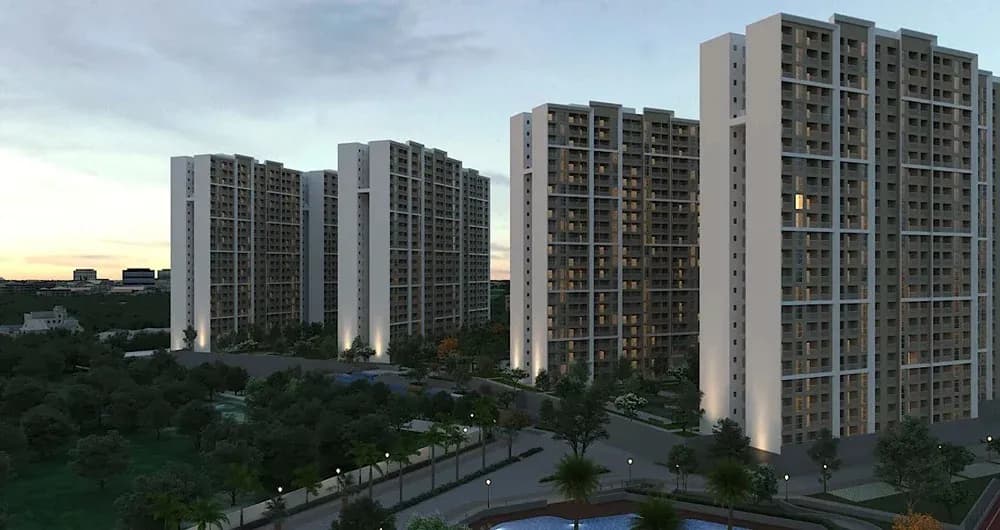 Sobha Dream Gardens: Building morning view of Dream Gardens (artist’s impression)