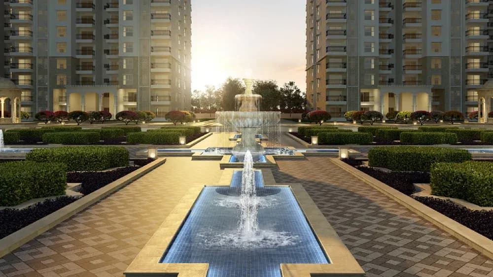 Fountain plaza at SOBHA Royal Pavilion (artist’s impression)