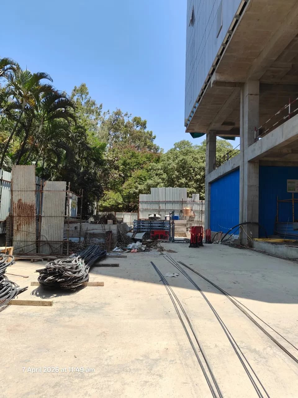 Mark's 36: Site photo filed with Karnataka RERA
