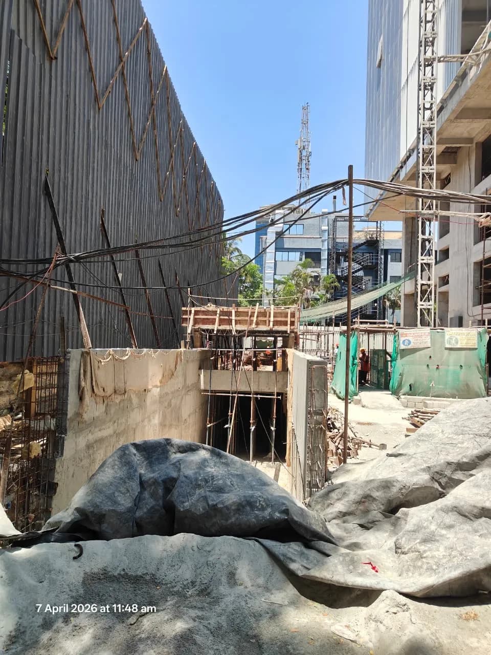 Mark's 36: Site photo filed with Karnataka RERA