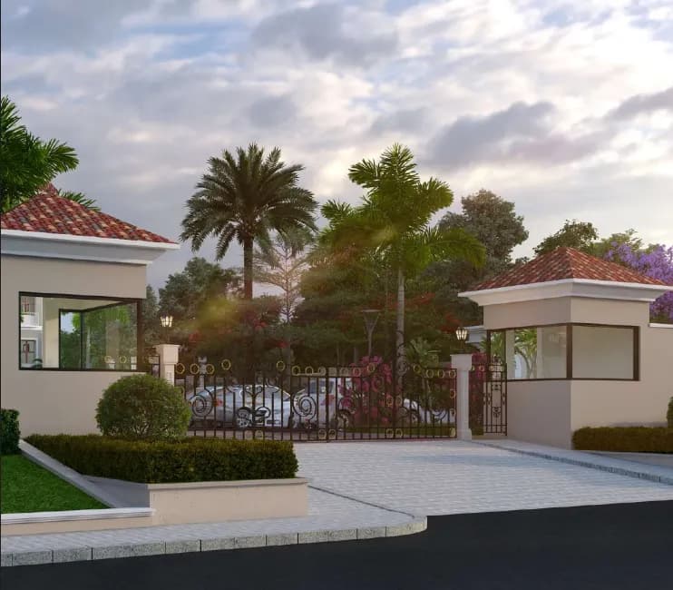 Hinduja El Jardin: Master plan layout with La Bella Vista clubhouse (artist’s impression)