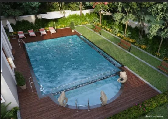 Hinduja El Jardin: La Bella Vista swimming pool and kids pool (artist’s impression)