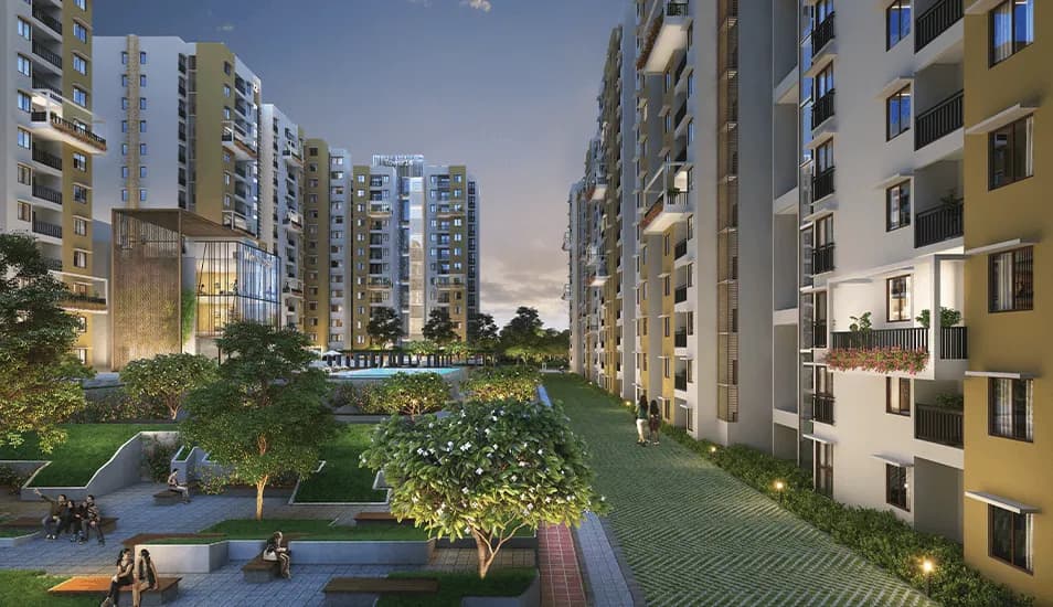 Purva Zenium 1: Apartment block exterior view (artist’s impression)