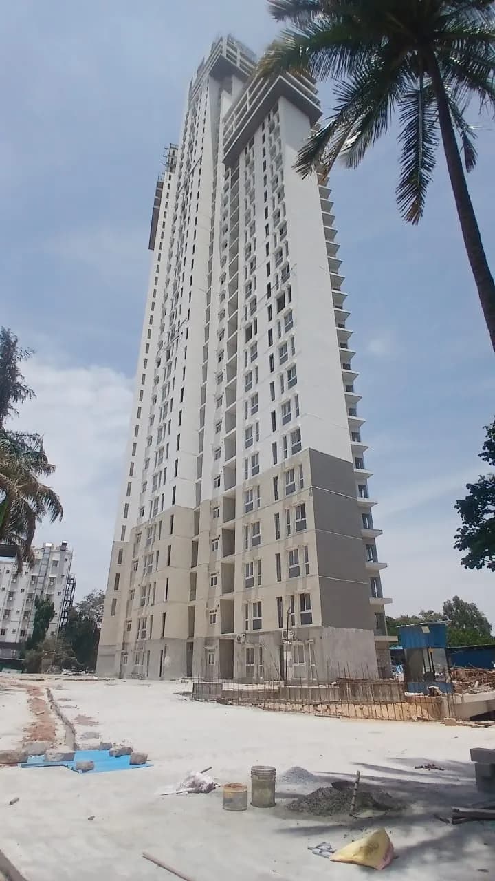 Columbia Aaltius: Site photo filed with Karnataka RERA