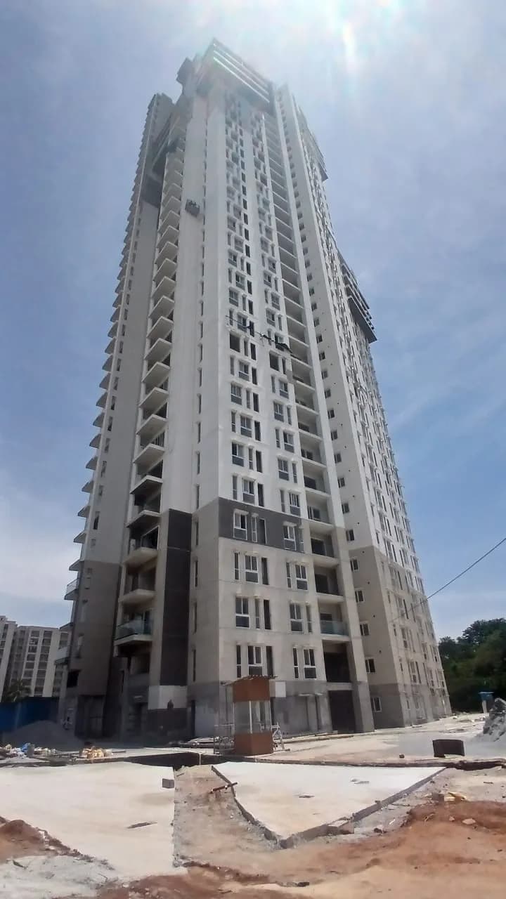 Columbia Aaltius: Site photo filed with Karnataka RERA