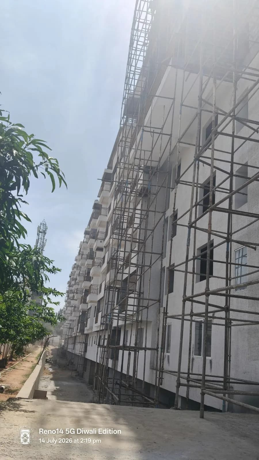 Aadya Serene: Site photo filed with Karnataka RERA