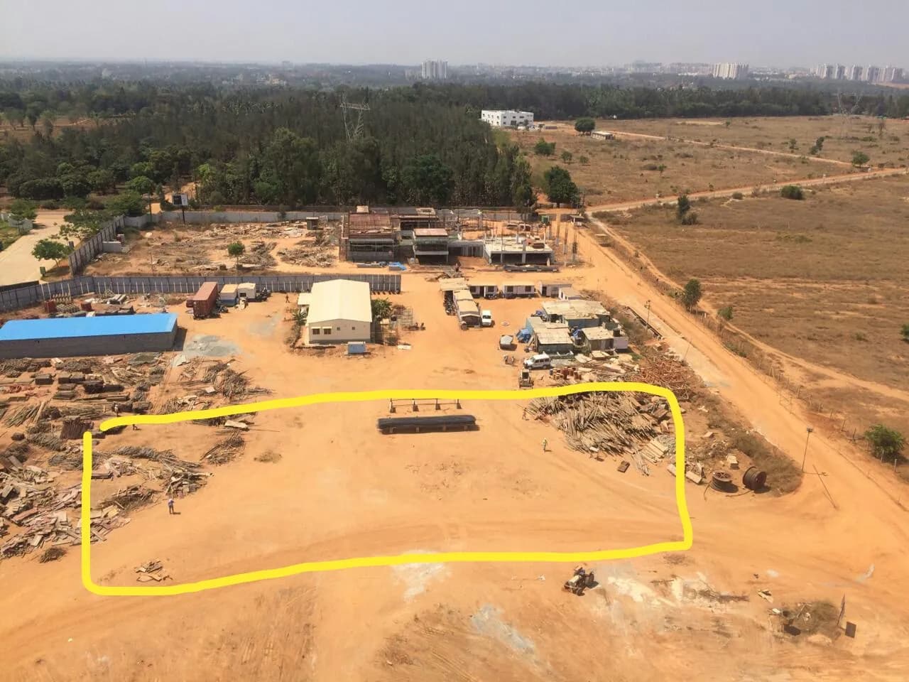 63 Degree East: Site photo filed with Karnataka RERA