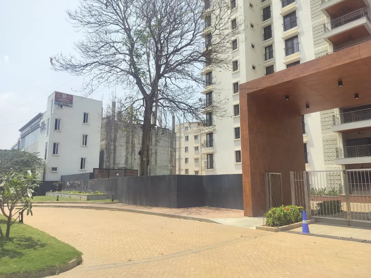 CENTREO by Enessen Estates & Prime One Corp: Site photo filed with Karnataka RERA