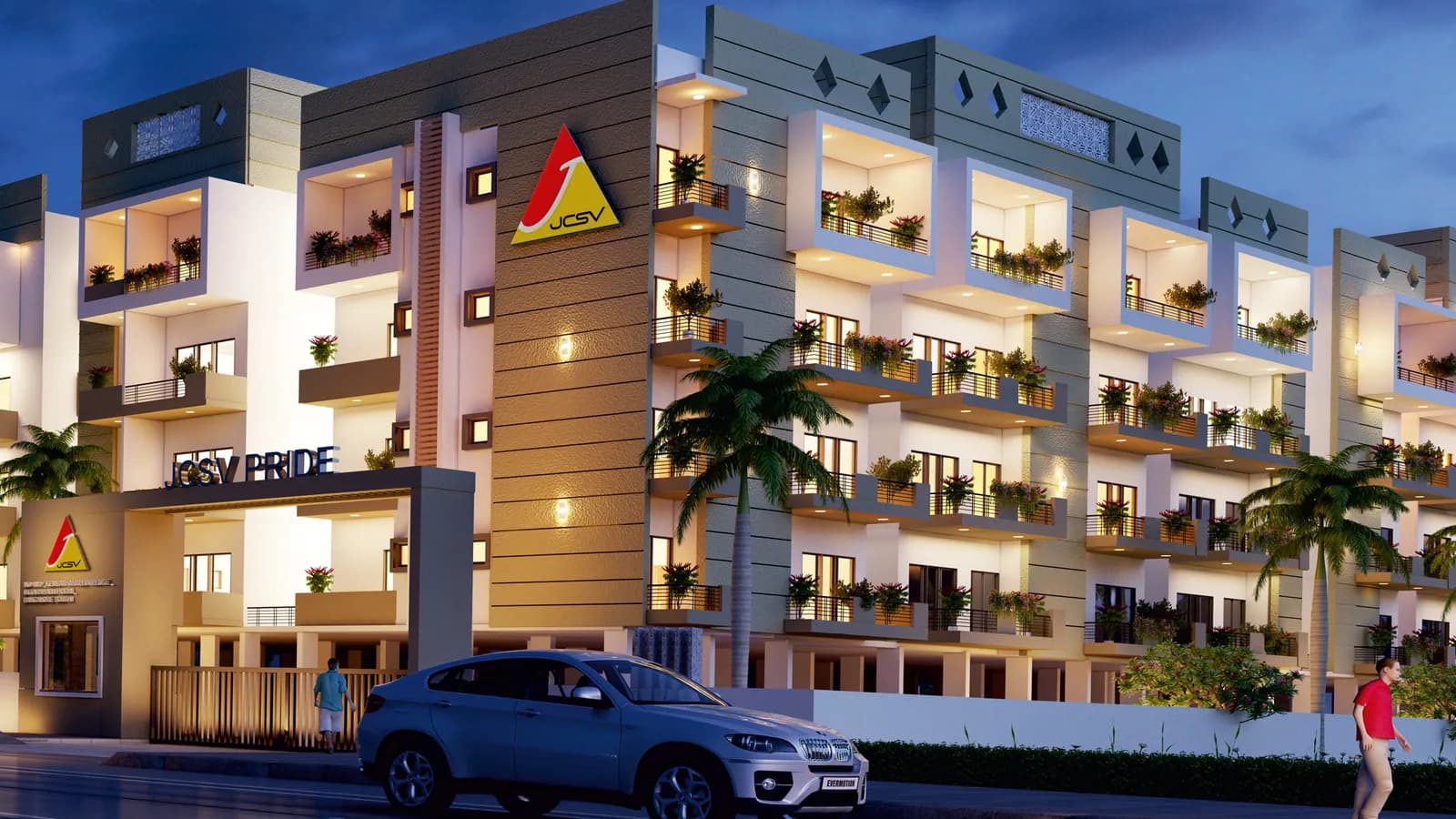 JCSV Pride residential complex elevation view (artist’s impression)