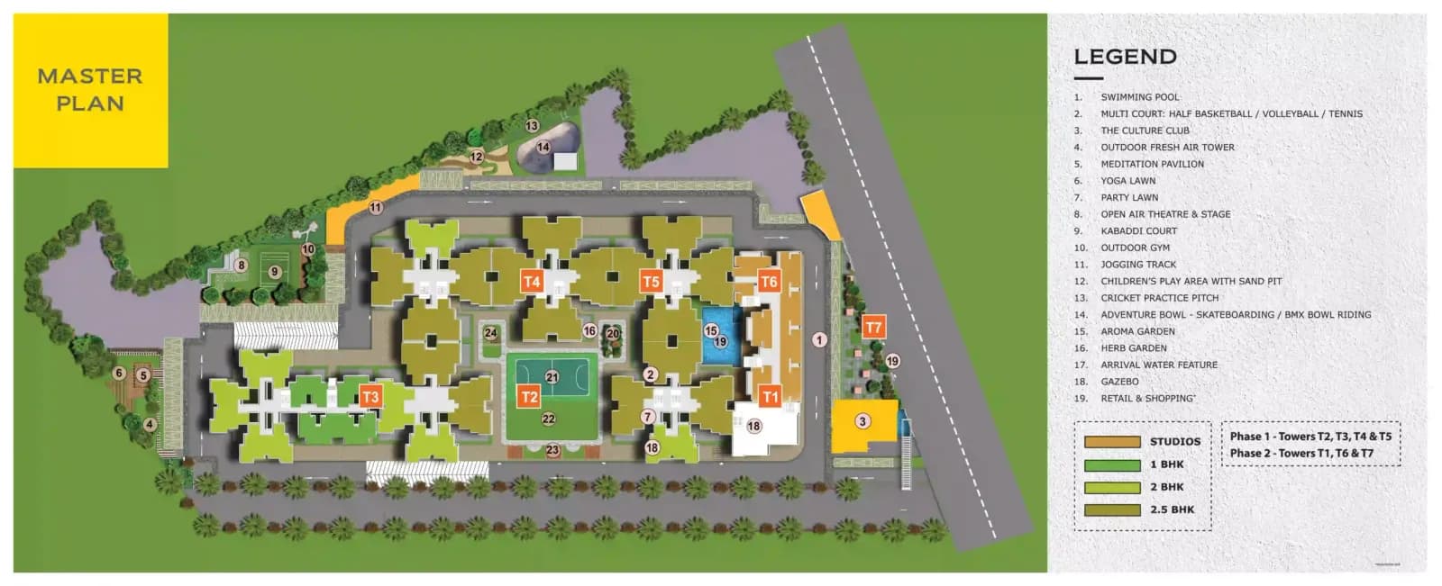 Provident Capella 2: Master plan layout (artist’s impression)