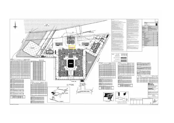 DSR Parkway: DSR PARKWAY SITE PLAN WITH STP DEMARCATION (filed with Karnataka RERA)