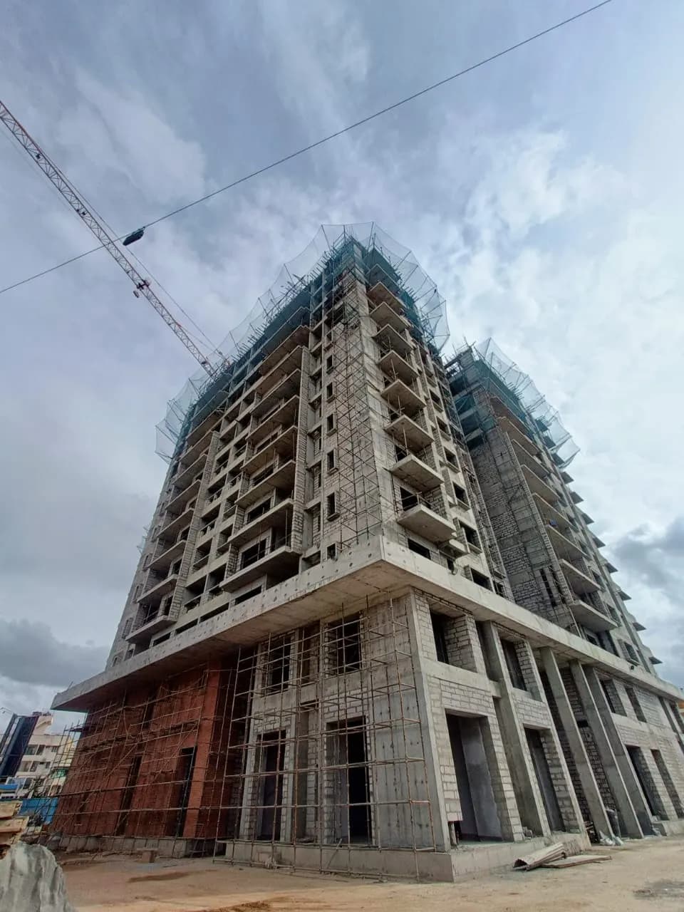 Ambience Downtown: Site photo filed with Karnataka RERA