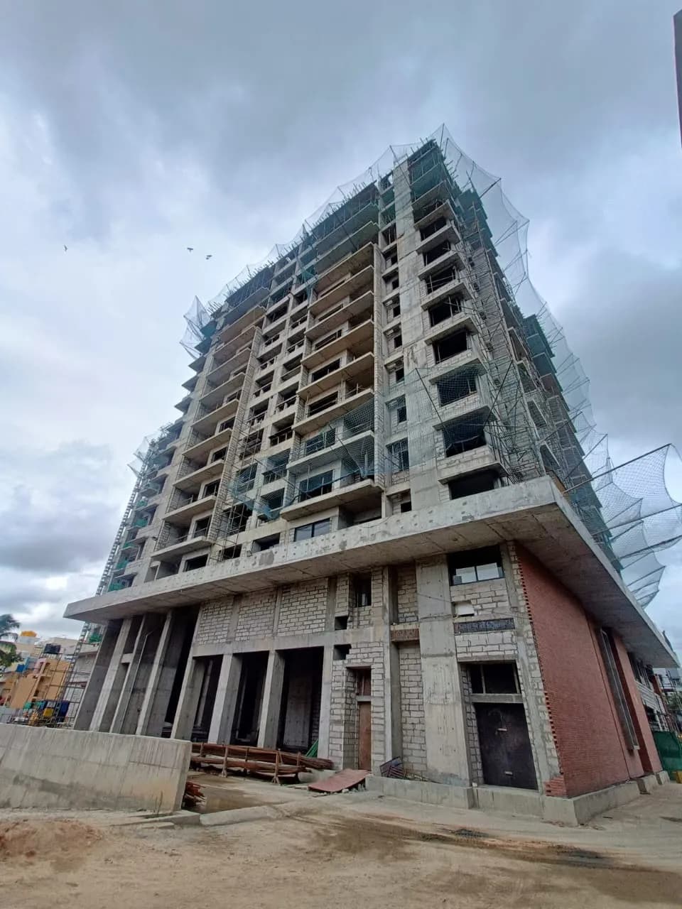 Ambience Downtown: Site photo filed with Karnataka RERA