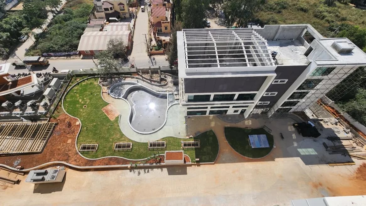 Mana Capitol: Site photo filed with Karnataka RERA