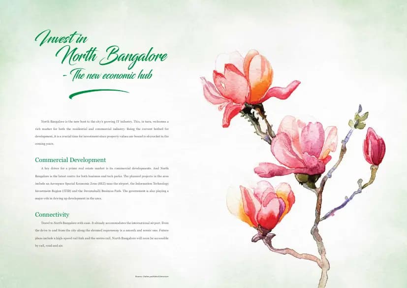 Earthsong By Manyata Phase-5c: Earthsong Brochure, page 8 (filed with Karnataka RERA)