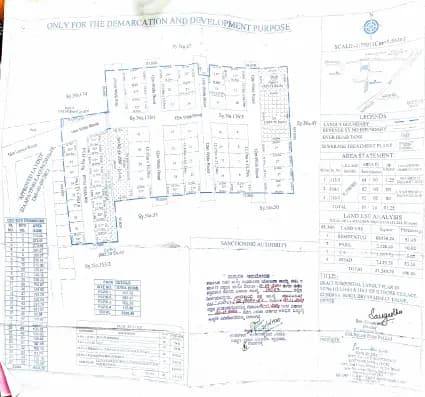 Earthsong By Manyata Phase-5c: Approved Layout Plan/Demarcation Plan (filed with Karnataka RERA)