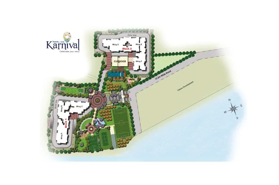 Ramky One Karnival master plan layout (artist’s impression)