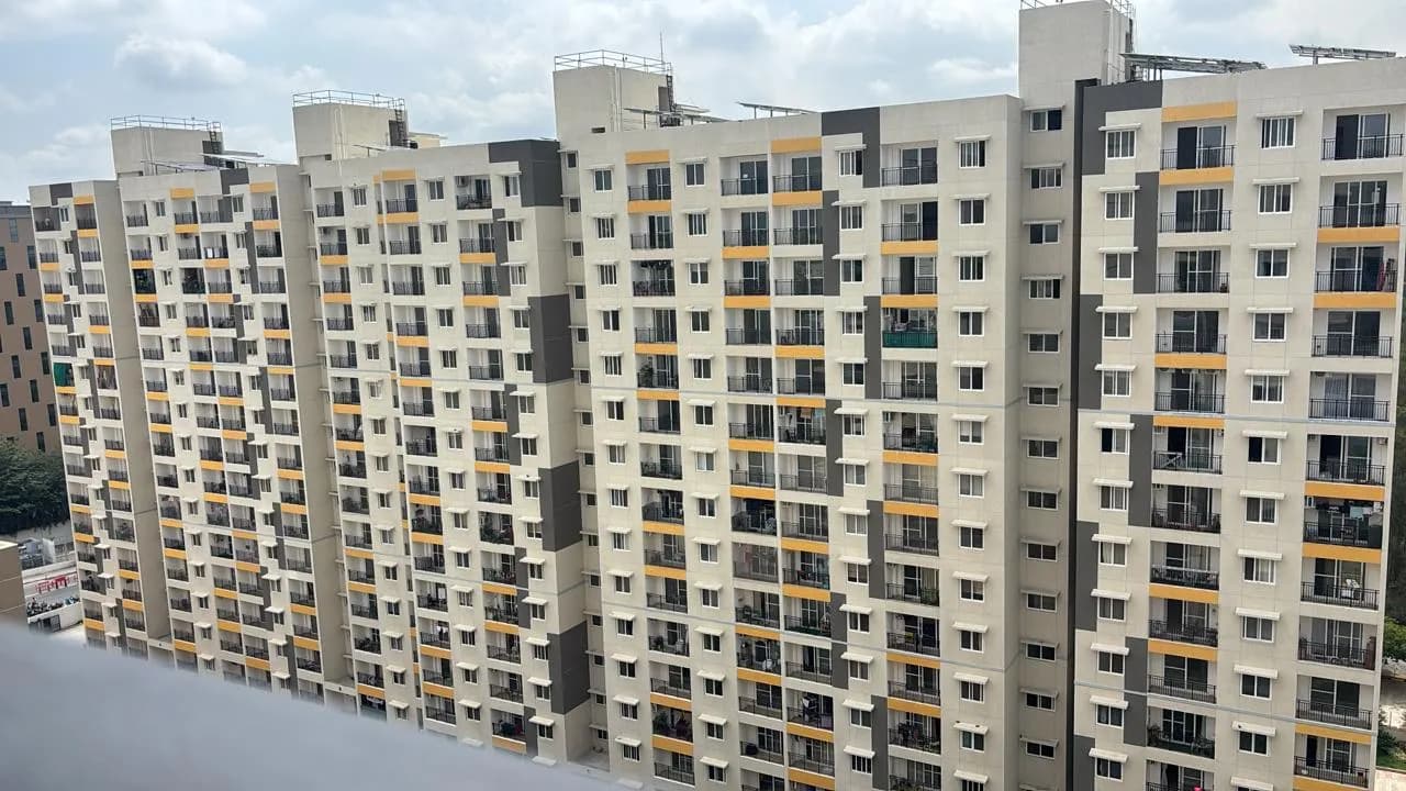 Adarsh Lakefront Residential: Site photo filed with Karnataka RERA