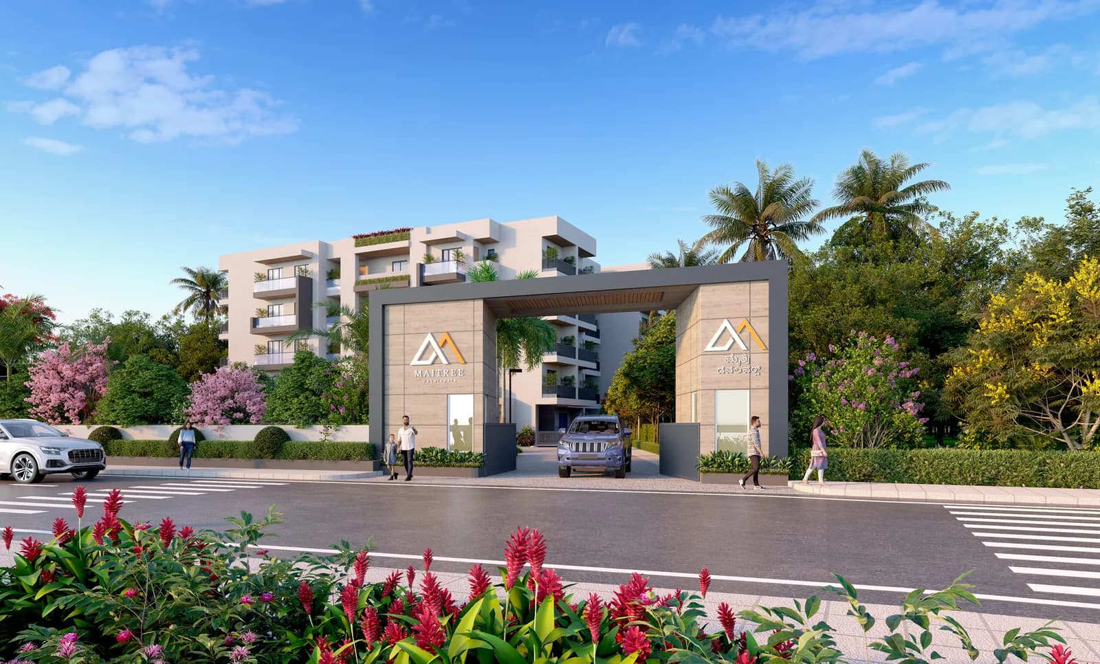 Maitree Vajra: Project entry gate (artist’s impression)