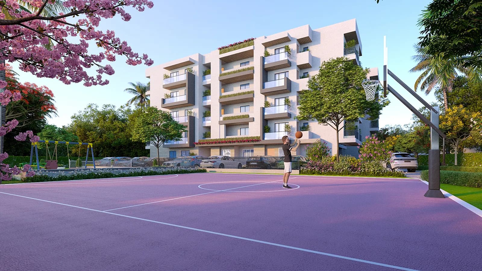Maitree Vajra: Basketball court (artist’s impression)