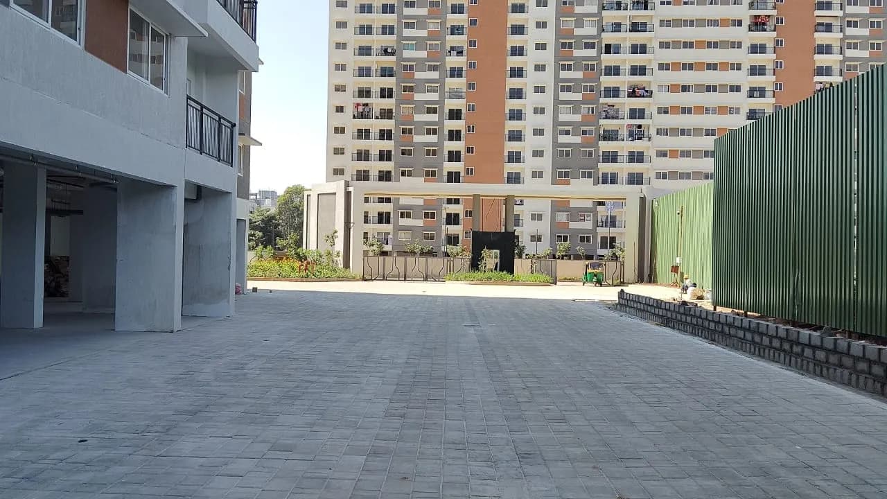 Adarsh Greens: Site photo filed with Karnataka RERA