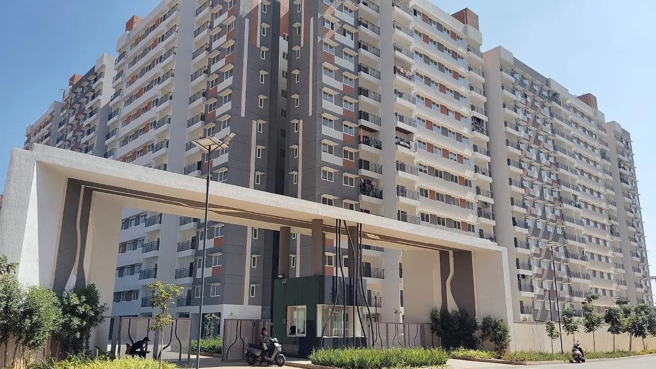 Adarsh Greens: Site photo filed with Karnataka RERA