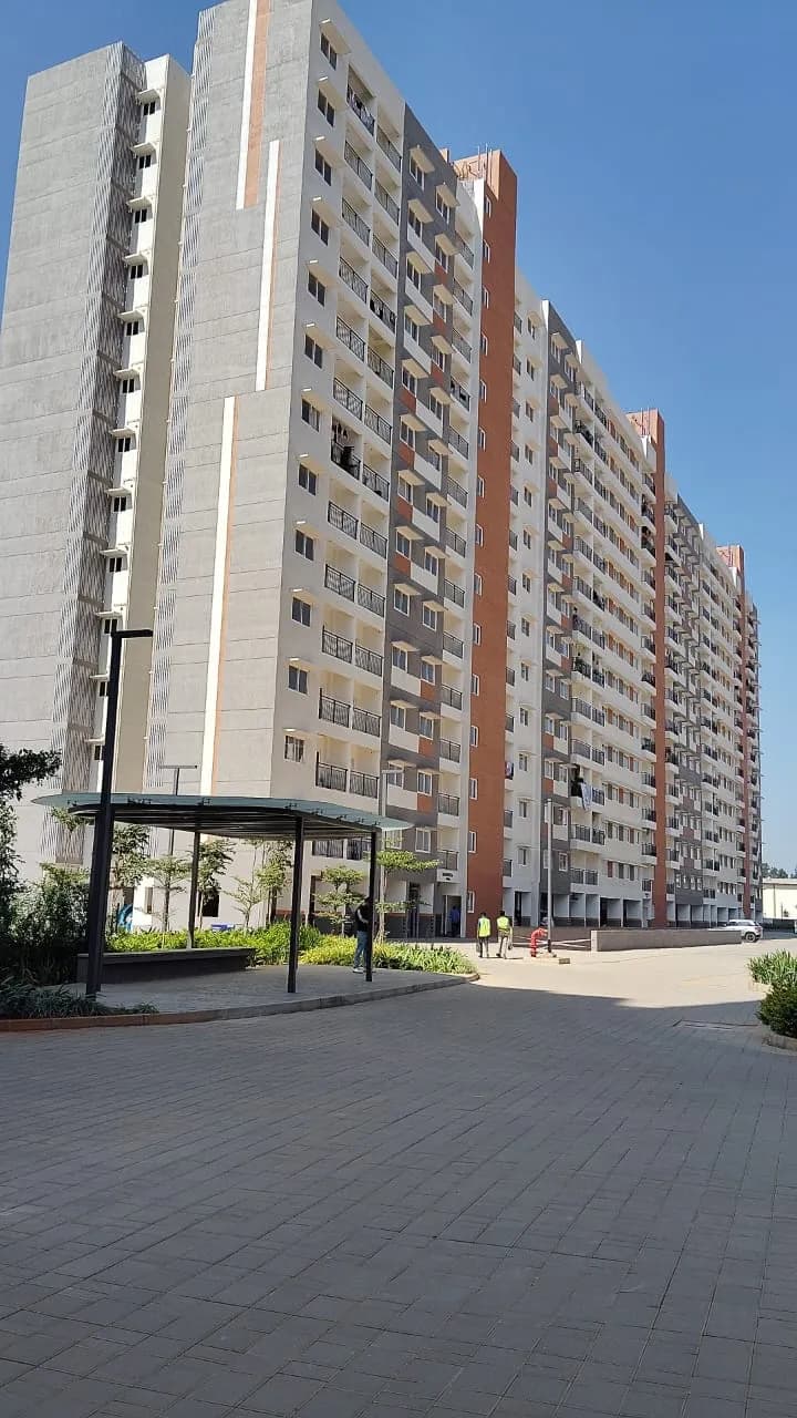 Adarsh Greens: Site photo filed with Karnataka RERA