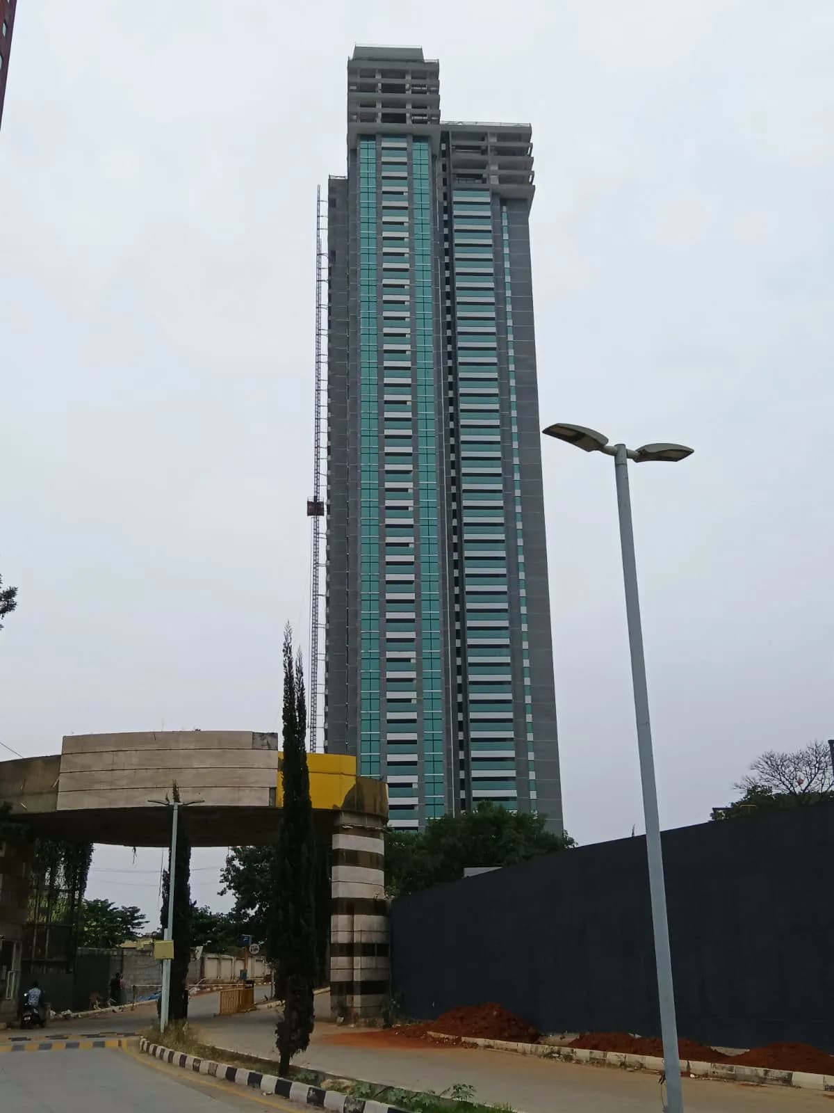 The Presidential Tower: Site photo filed with Karnataka RERA
