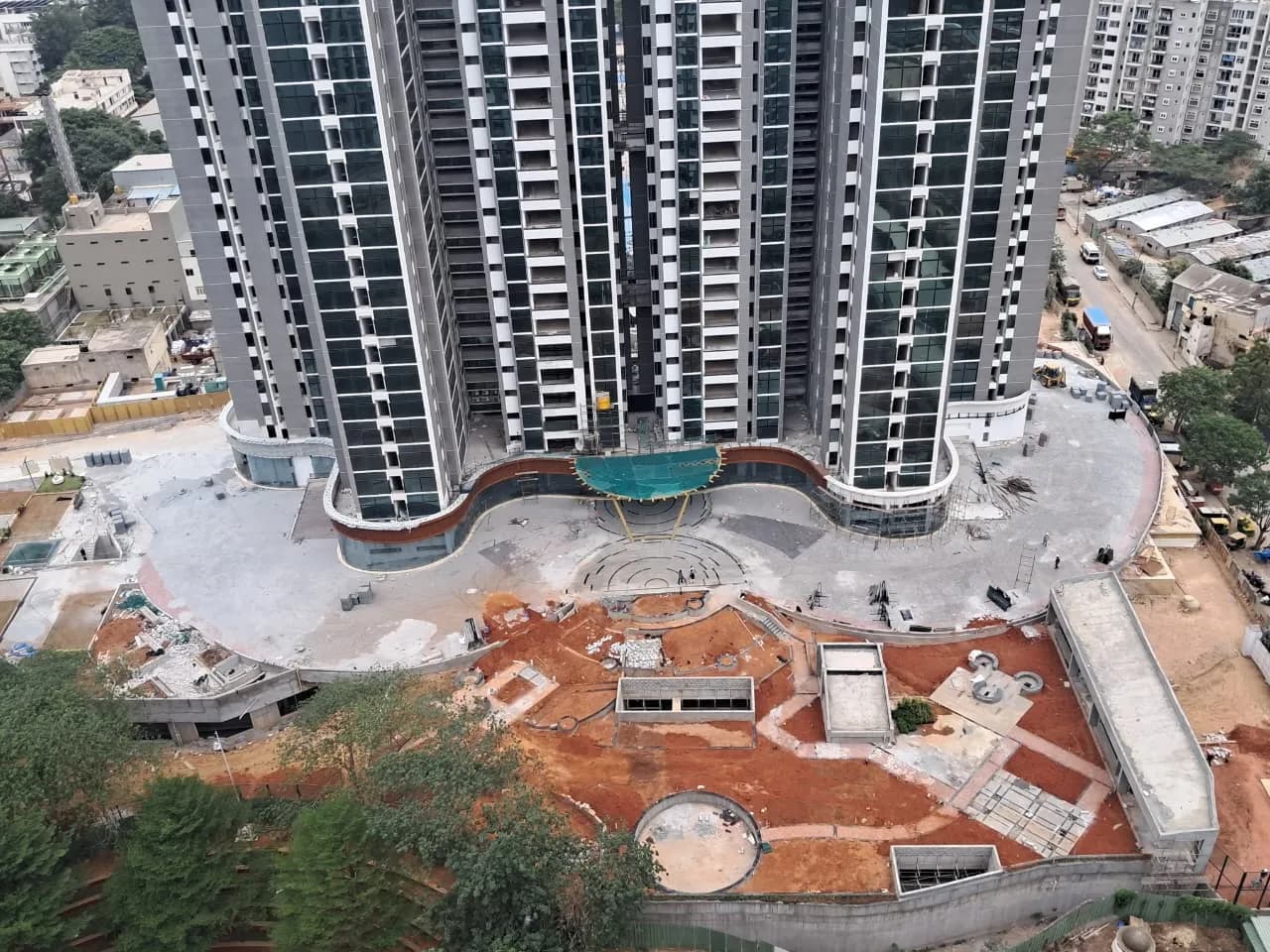 The Presidential Tower: Site photo filed with Karnataka RERA