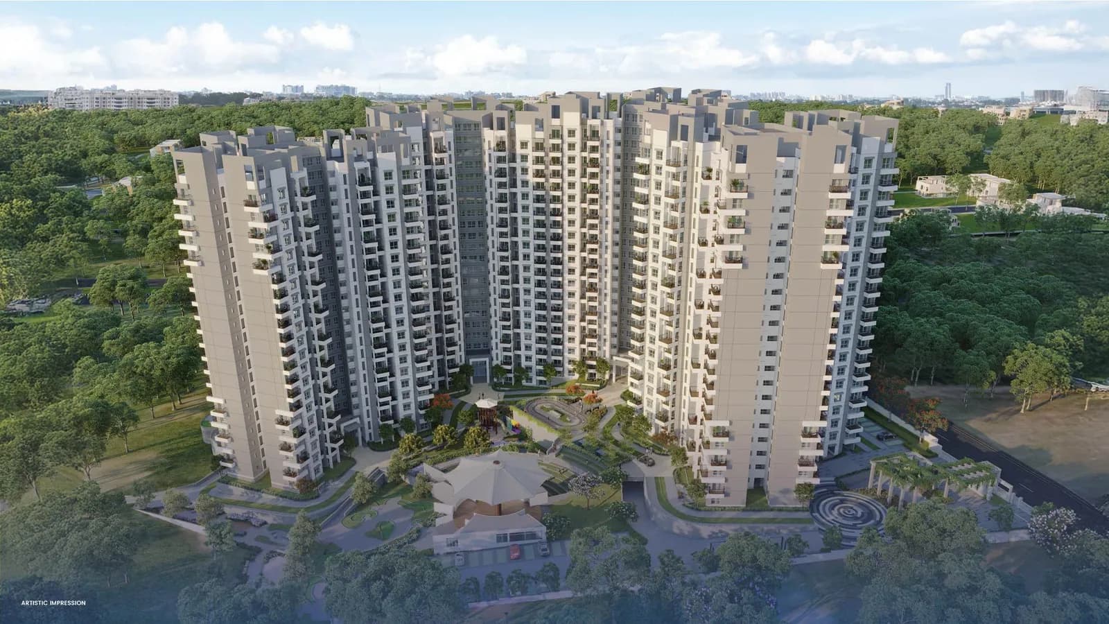 Purva Park Hill: Purva Park Hill project banner with pricing (artist’s impression)