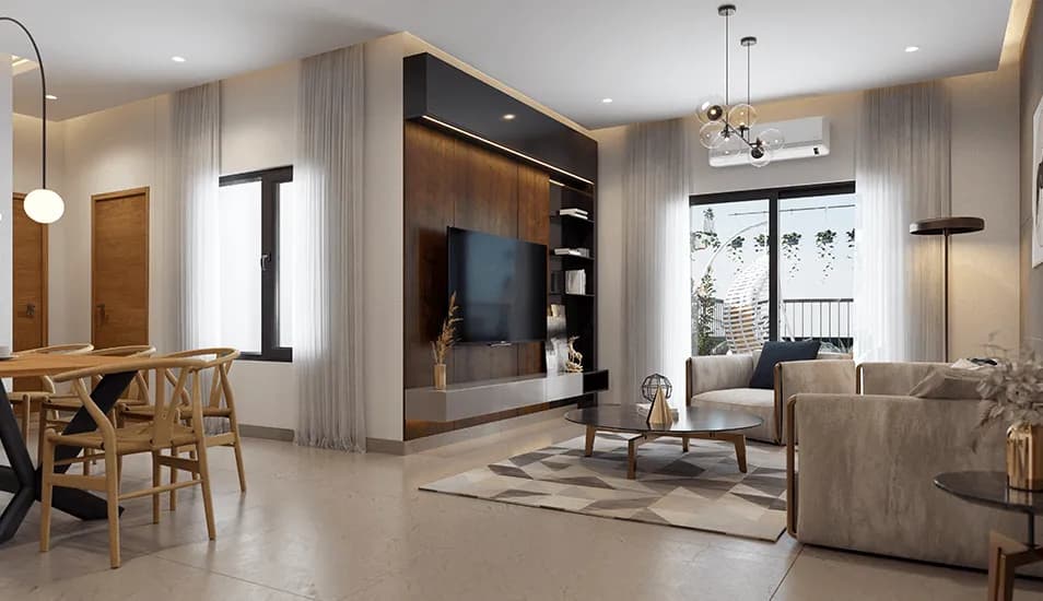 Purva Park Hill: Apartments in JP Nagar area view (artist’s impression)