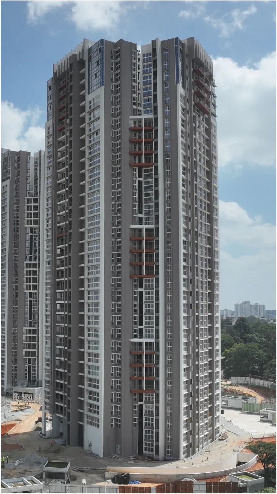 Parkwest - Pine - Tower 9: Site photo filed with Karnataka RERA