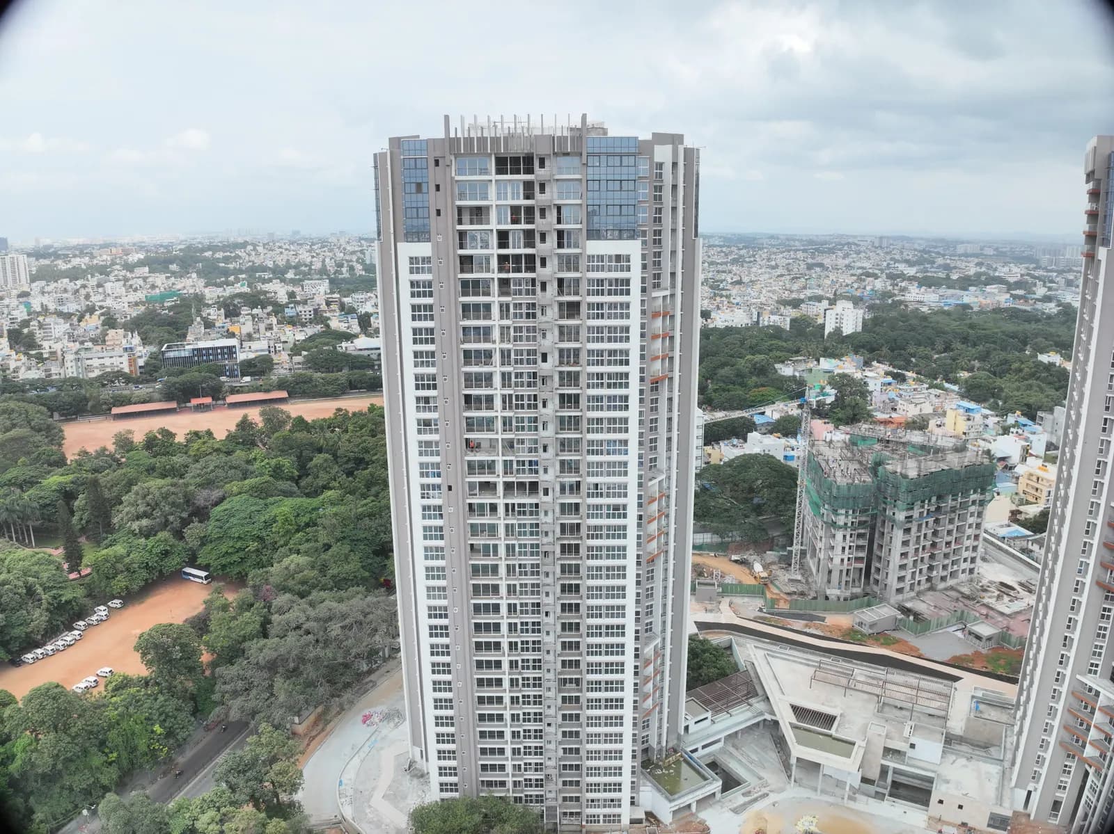 Parkwest - Oak - Tower 10: Site photo filed with Karnataka RERA