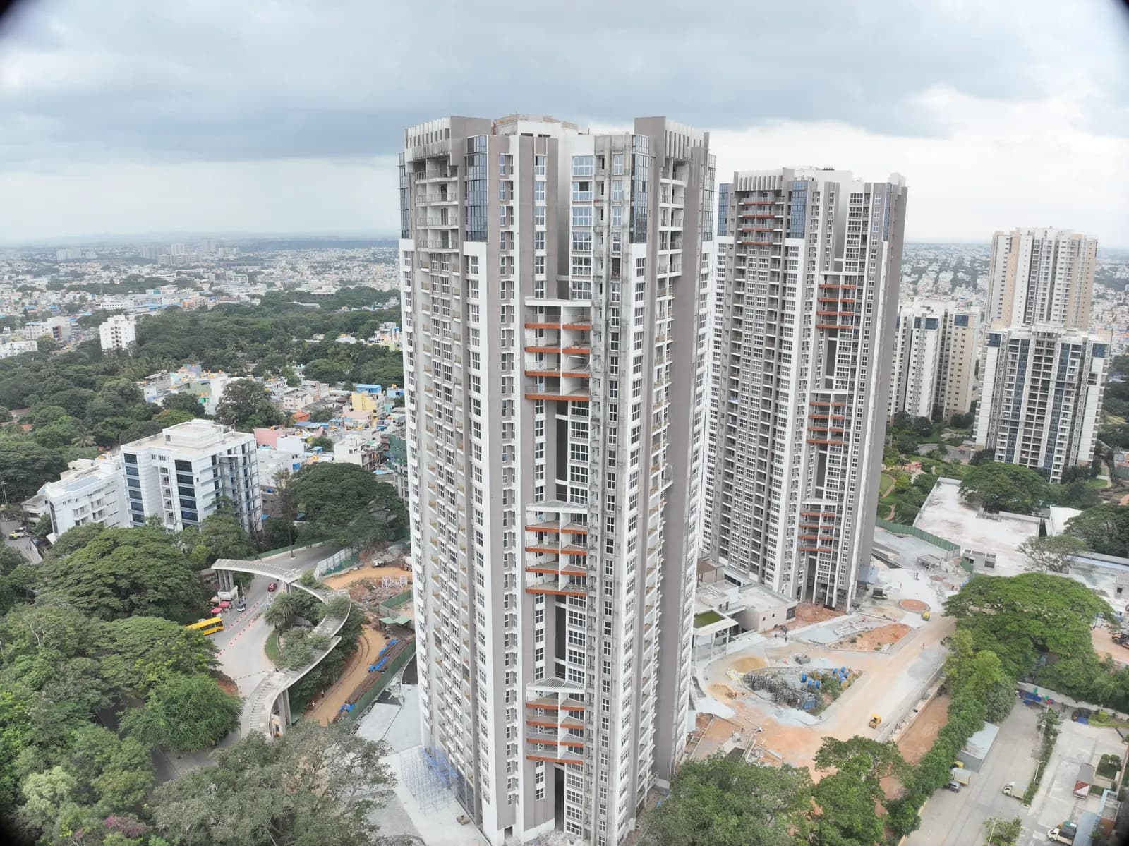 Parkwest - Oak - Tower 10: Site photo filed with Karnataka RERA