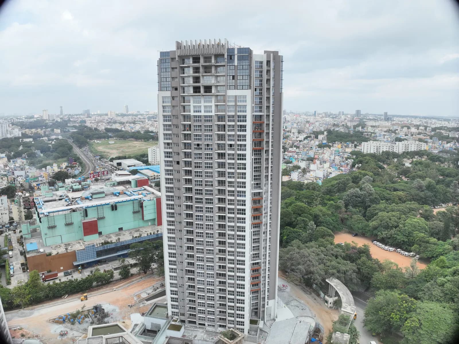 Parkwest - Oak - Tower 10: Site photo filed with Karnataka RERA