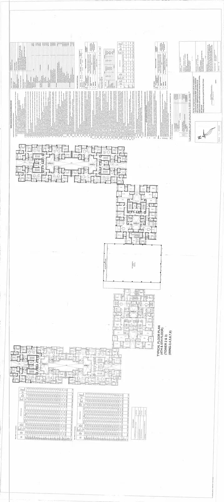 Sobha Windsor: Phase 3 4th & 5th Floor Plan (filed with Karnataka RERA)