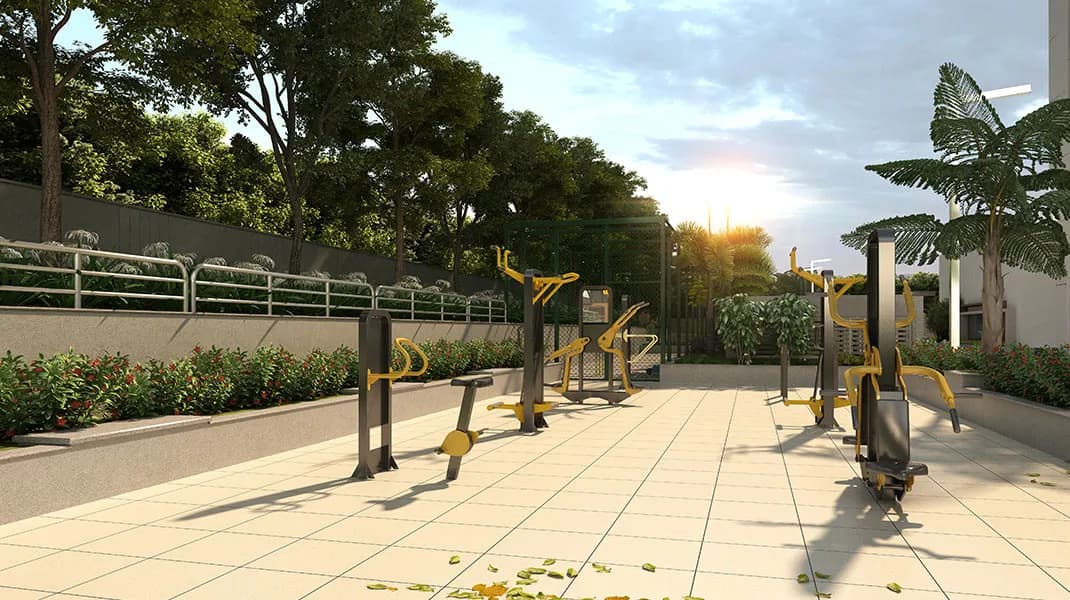 Salarpuria-Sattva Signet: Outdoor Gym Area (artist’s impression)
