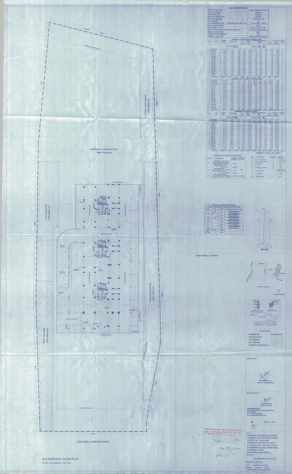 MVN Aero One: Building Plan, page 1 (filed with Karnataka RERA)