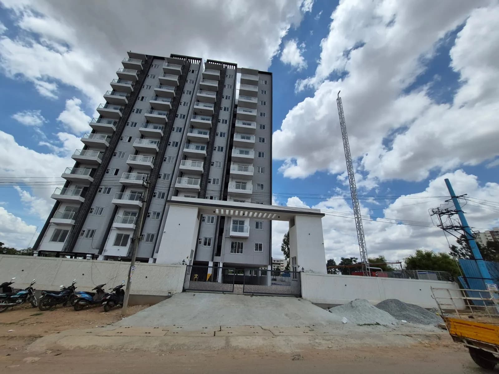 Triaxis Splendour +: Site photo filed with Karnataka RERA