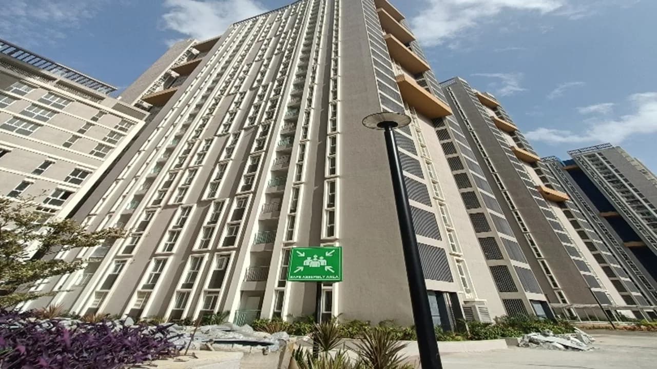 Paradise at Brigade Cornerstone Utopia: Site photo filed with Karnataka RERA