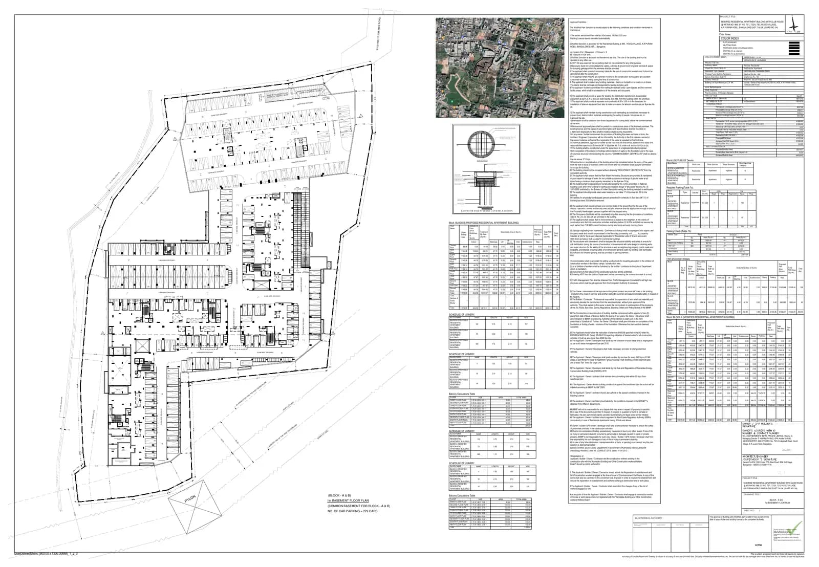 2g TULA: Approved Plan-3 (filed with Karnataka RERA)