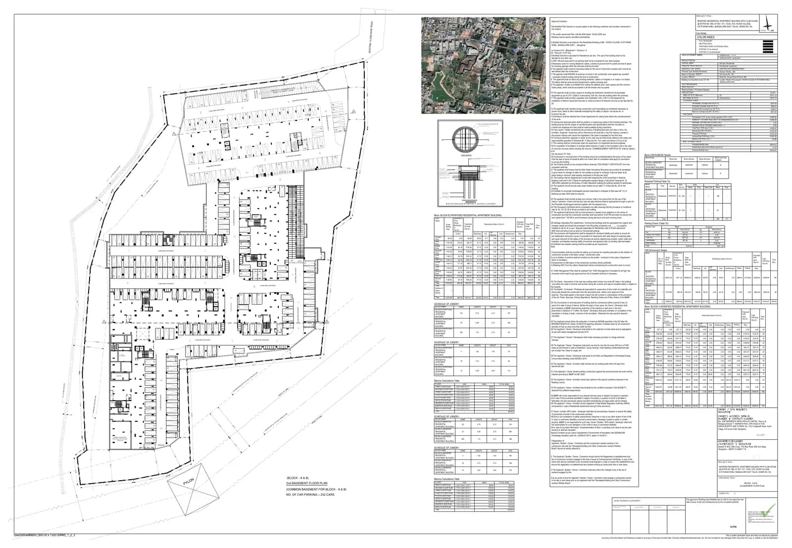 2g TULA: Approved Plan-2 (filed with Karnataka RERA)