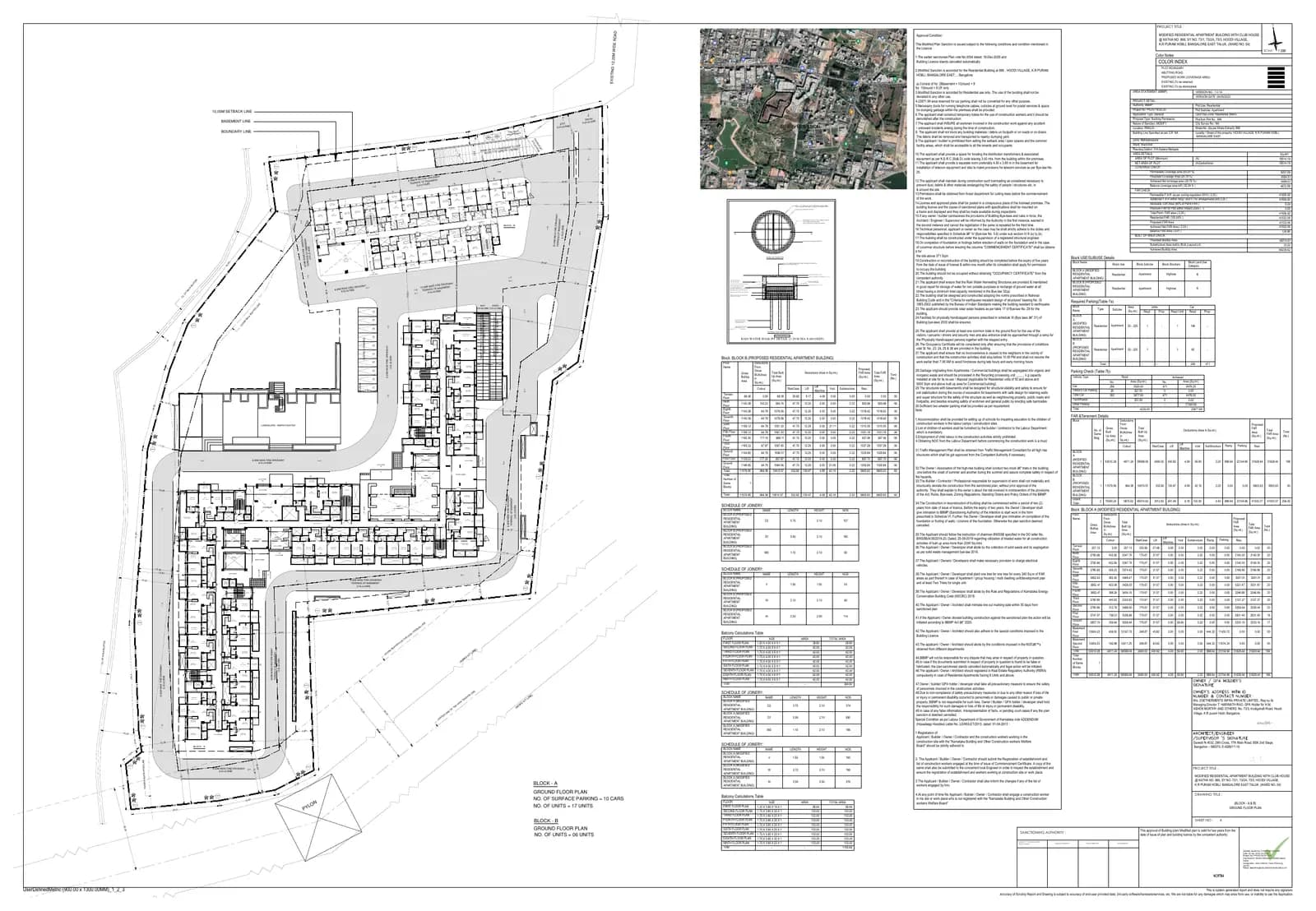 2g TULA: Approved Plan-4 (filed with Karnataka RERA)