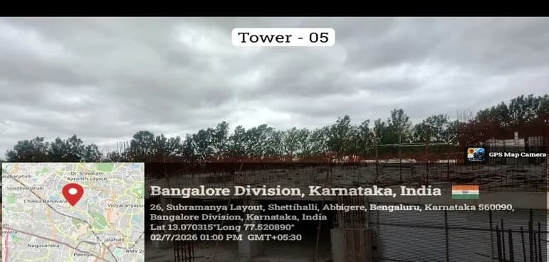 The Poem By Shriram Properties: Site photo filed with Karnataka RERA