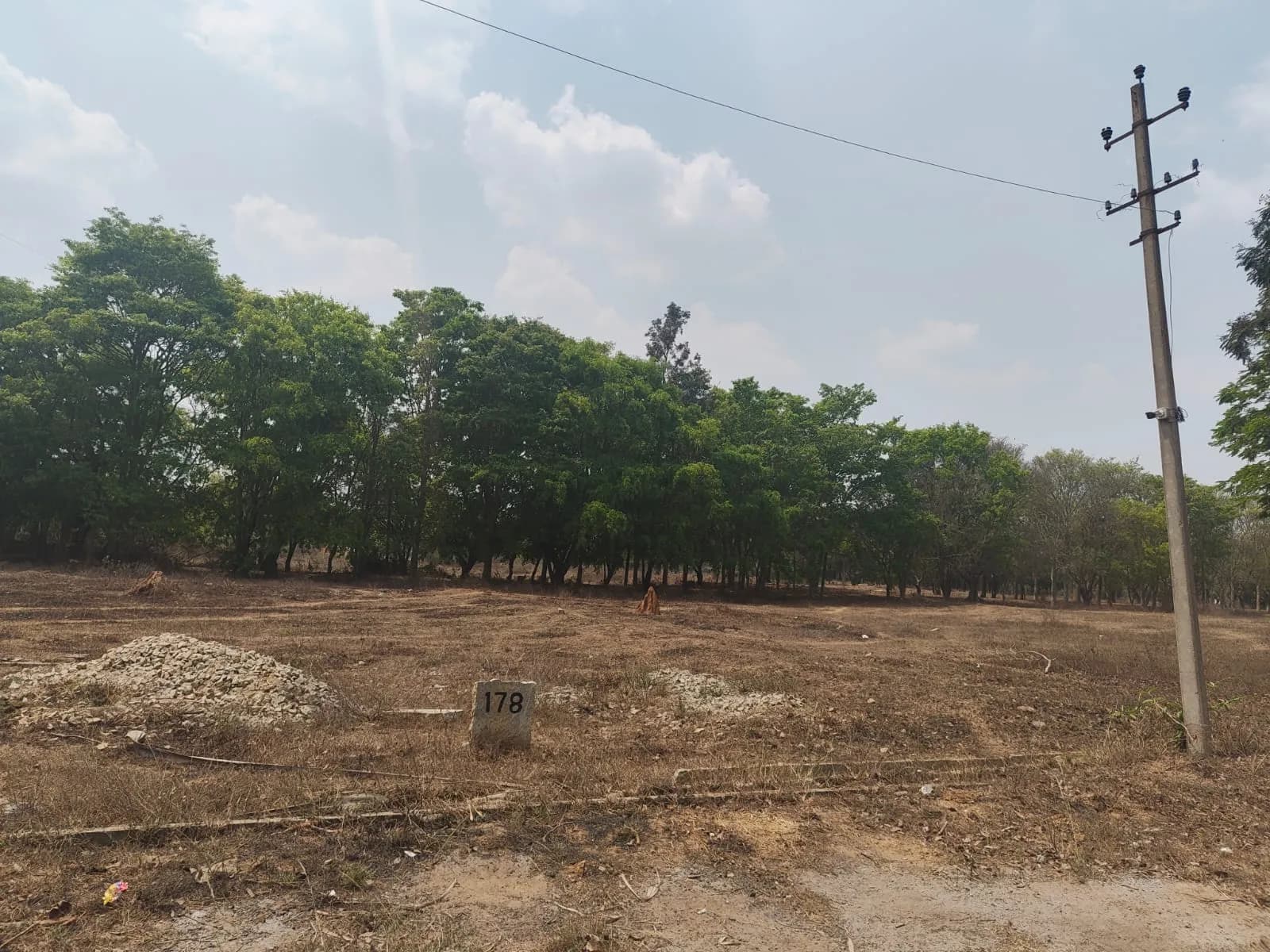 Vijayanagar Eco Village: Site photo filed with Karnataka RERA