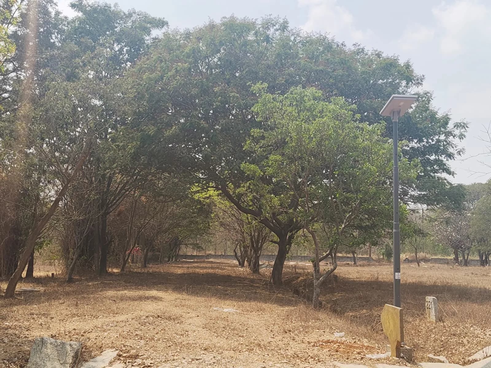 Vijayanagar Eco Village: Site photo filed with Karnataka RERA