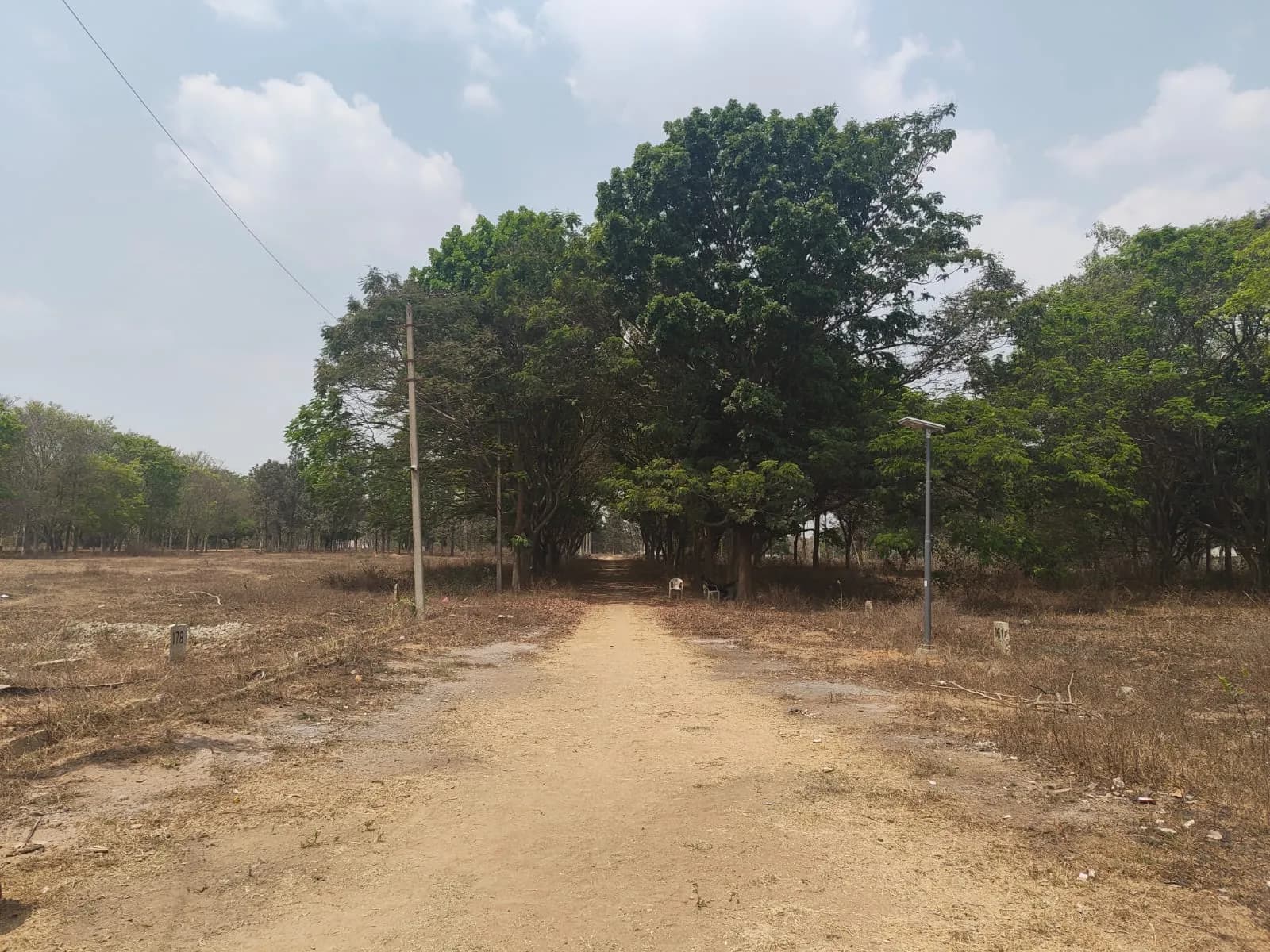 Vijayanagar Eco Village: Site photo filed with Karnataka RERA