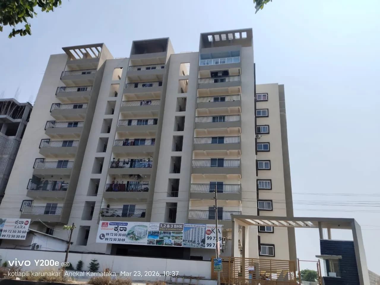 Radiant Kaira: Site photo filed with Karnataka RERA