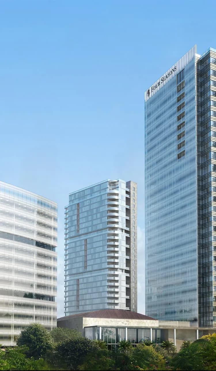 Embassy ONE Four Seasons exterior elevation (artist’s impression)
